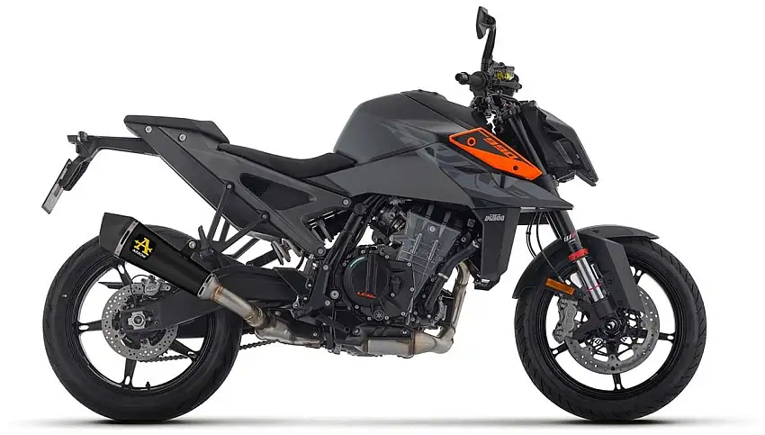 Terminale di scarico Arrow X-Kone Dark omologato per KTM 990 Duke 24-25