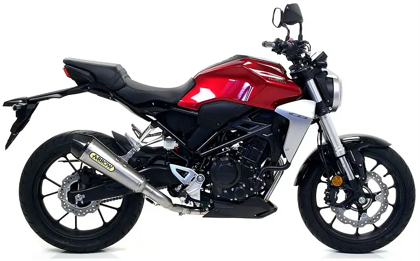 Terminale di scarico Arrow X-Kone omologato per Honda CB 300 R 18-20