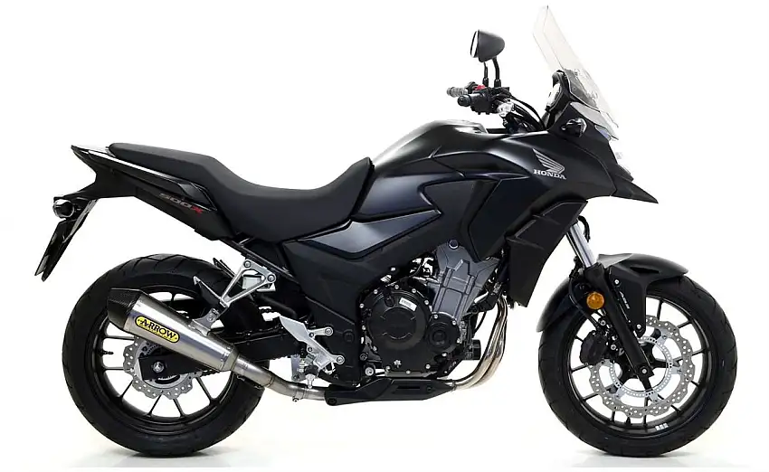 Terminale di scarico Arrow X-Kone omologato per Honda CB 500 X 17-20