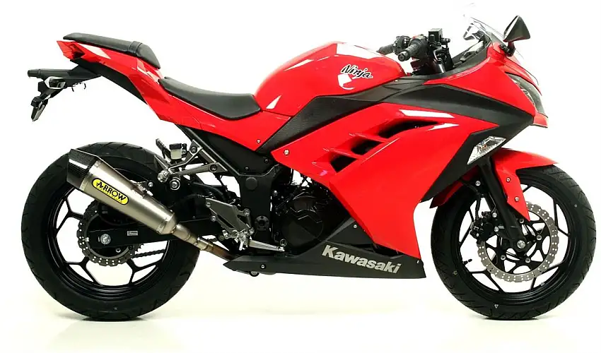 Terminale di scarico Arrow X-Kone omologato per Kawasaki Ninja 250 13-16