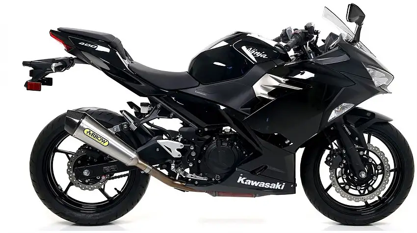 Terminale di scarico Arrow X-Kone omologato per Kawasaki Ninja 400 18-21