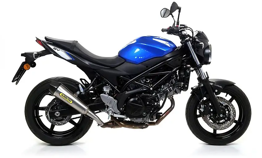 Terminale di scarico Arrow X-Kone omologato per Suzuki SV 650 N 16-24