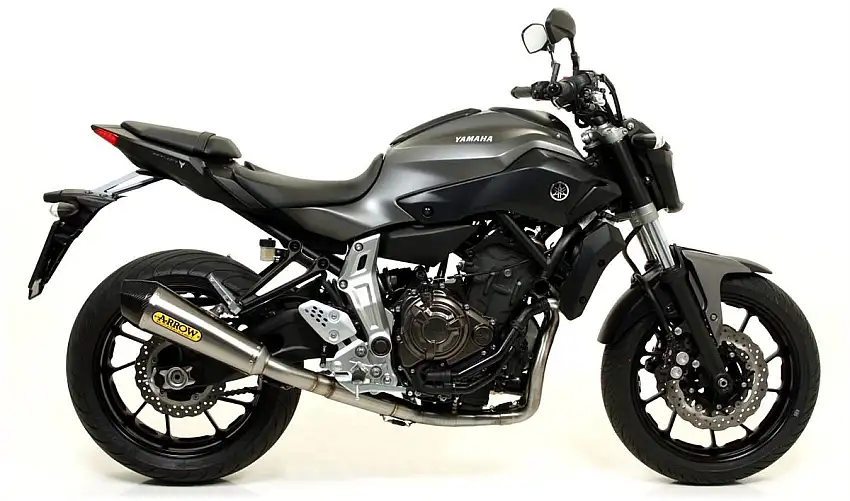 Terminale di scarico Arrow X-Kone omologato per Yamaha MT-07 14-20