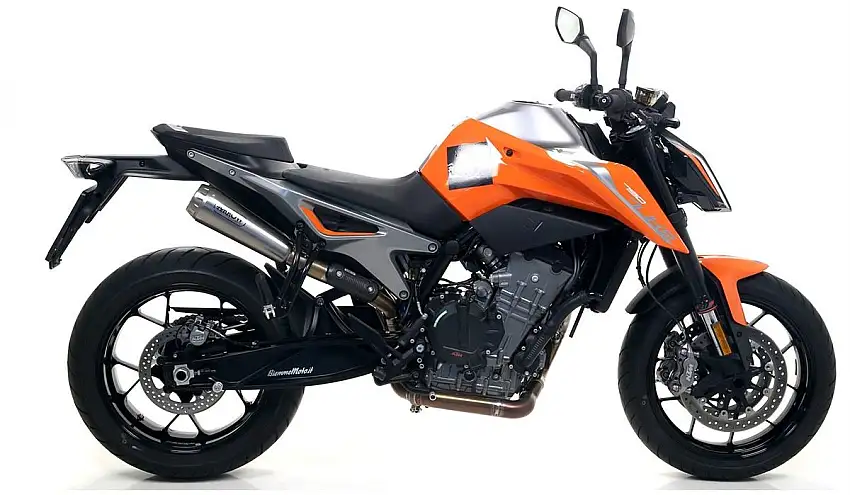 Terminali di scarico Arrow Pro-Race titanio (Dx+Sx) non omologato per KTM 890 Duke R 20-23