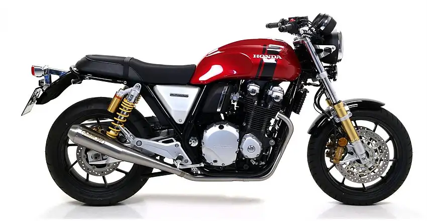 Terminali di scarico Arrow Pro-Racing nichrom (Dx+Sx) omologato per Honda CB 1100 RS 17-19