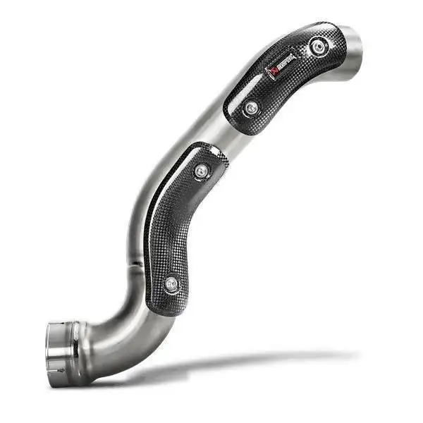 Tubo di raccordo Akrapovic in titanio per montare il terminale in versione scarico alto per BMW R nine T Pure 17-20