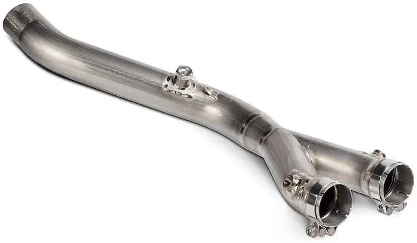 Tubo di raccordo elimina catalizzatore Akrapovic in titanio per Yamaha MT-10 22-24